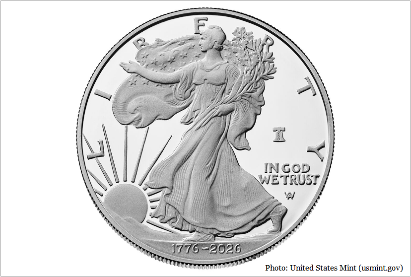 One-Ounce American Silver Eagle Coin